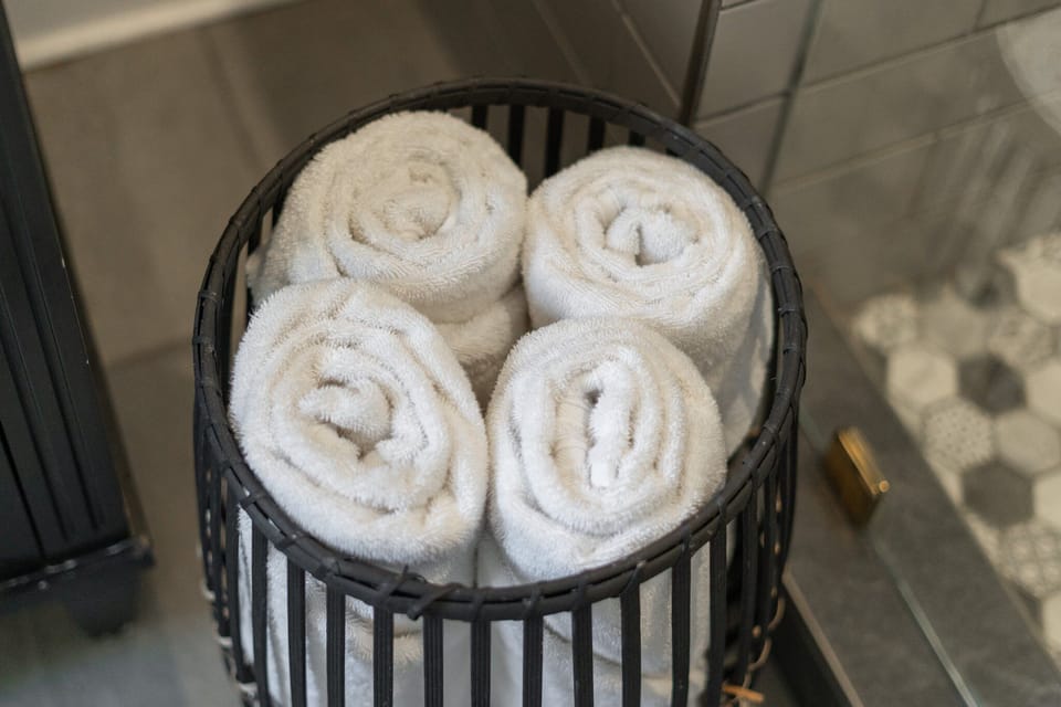 Well stocked linens.