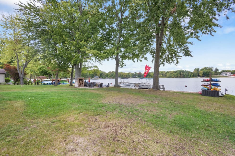 Private beachfront access