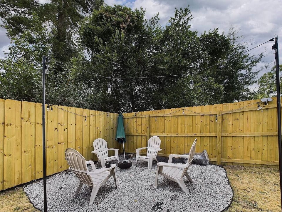 Backyard Sitting area
