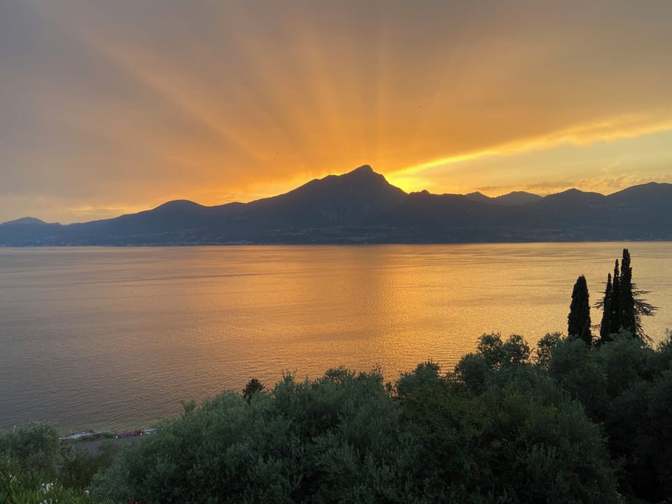 Enjoy spectacular sunsets like this from your terrace