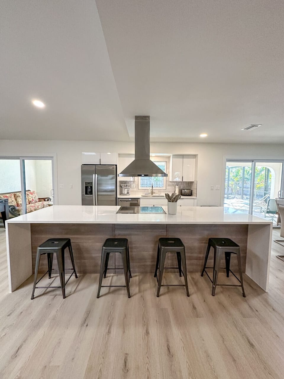 Island with seating