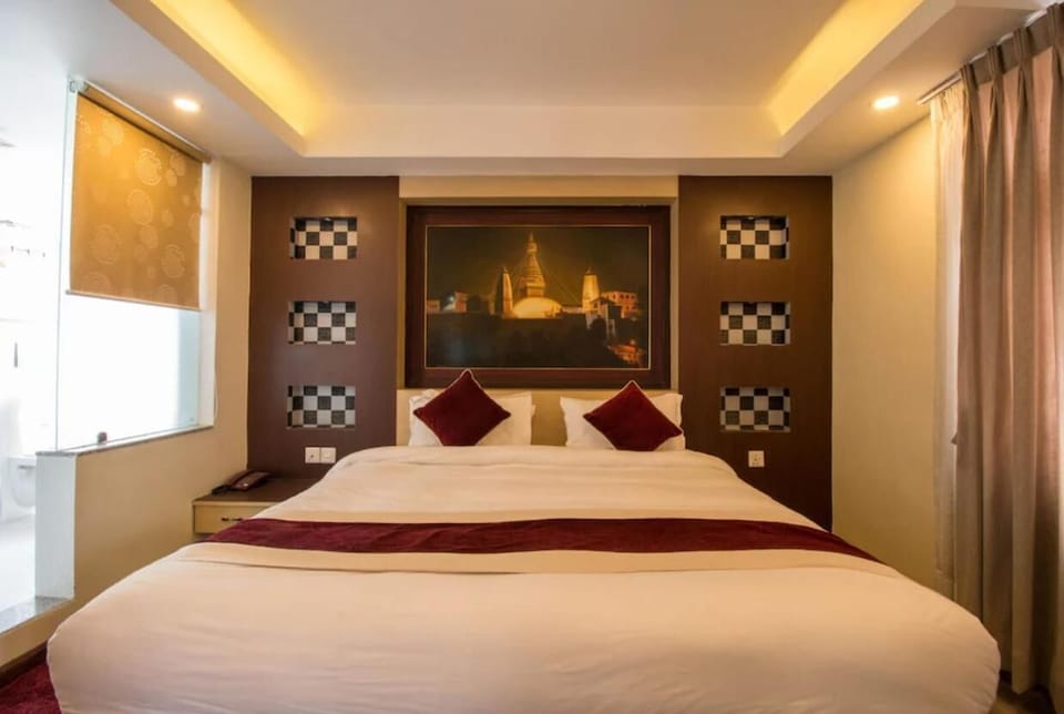 Deluxe Double Room, City View | Desk, laptop workspace, free WiFi
