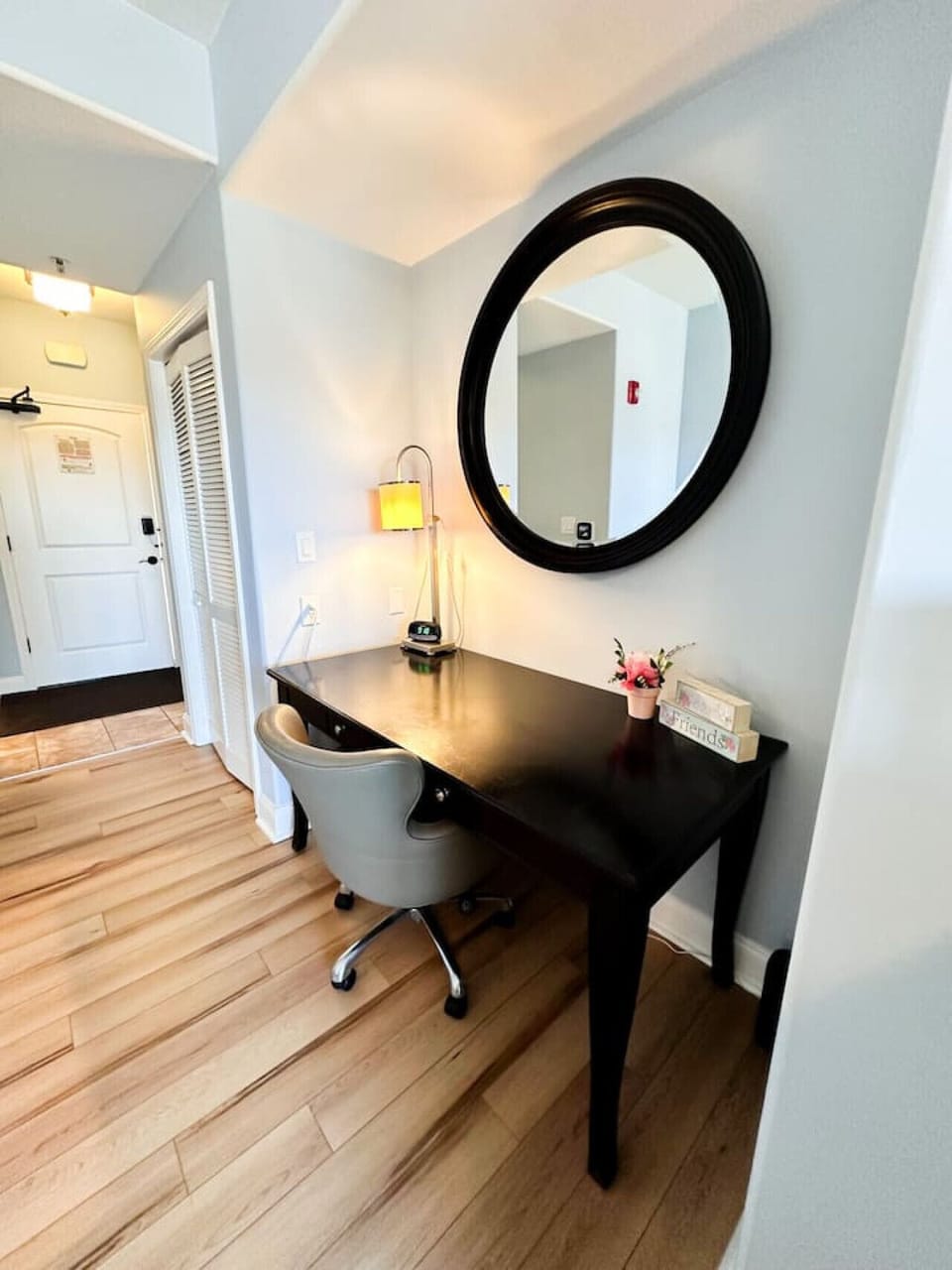 In room work station as part of King master bedroom