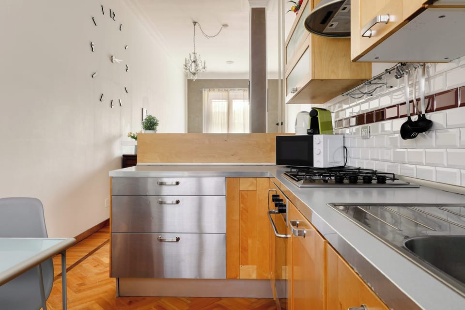 Apartment, 1 Double Bed with Sofa bed, Bathtub | Private kitchen | Dishwasher, coffee/tea maker, electric kettle, dining tables