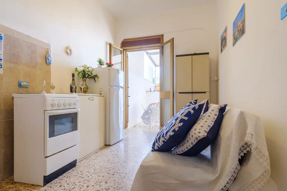 Apartment | Private kitchen | Fridge, oven, stovetop, espresso maker
