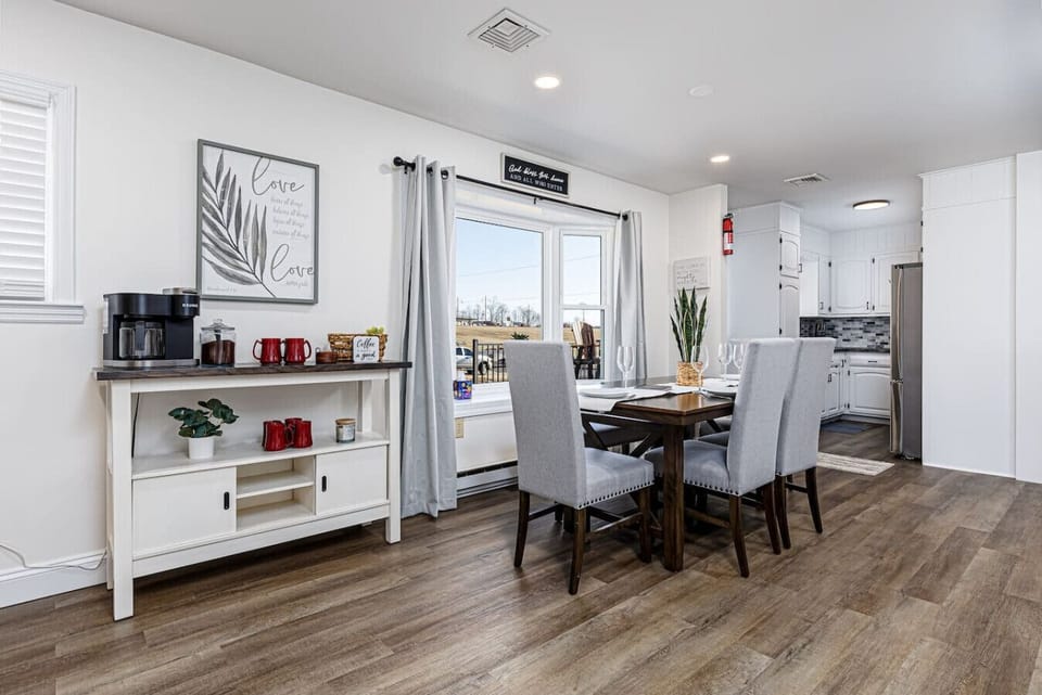 Dining room and coffee station