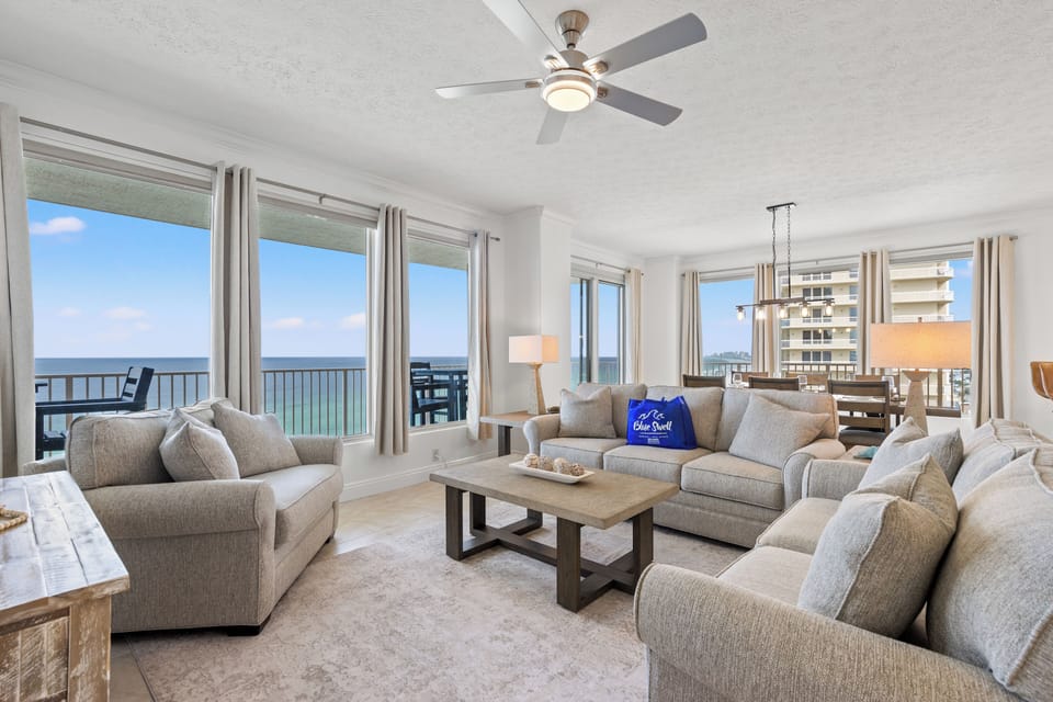 Condo, Multiple Beds, Balcony, Ocean View (Treasure Island Resort 1112) | Living area | 42-inch flat-screen TV with digital channels