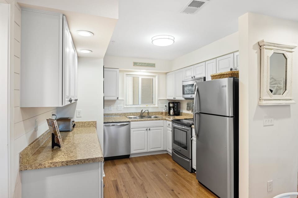 Upgraded kitchen and furnishings.