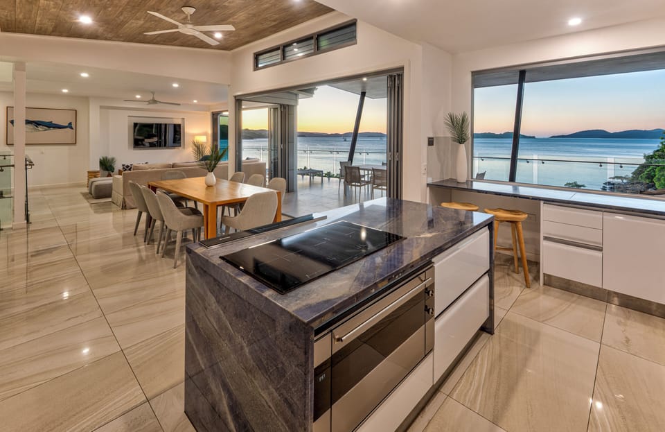 Luxury House, 4 Bedrooms, Private Pool, Sea View | Private kitchen | Electric kettle, toaster, highchair