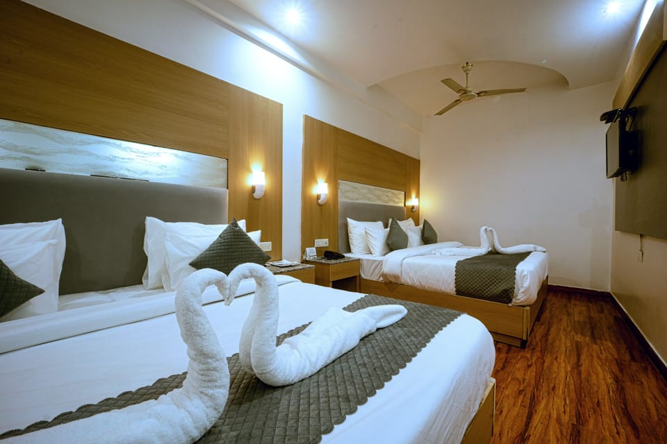 Family Room, City View | Desk, laptop workspace, soundproofing, iron/ironing board
