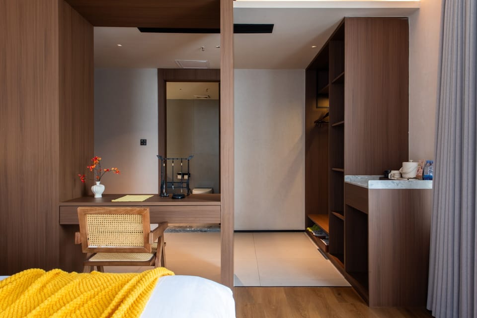 Family Double Room, River View | Desk, laptop workspace, free WiFi