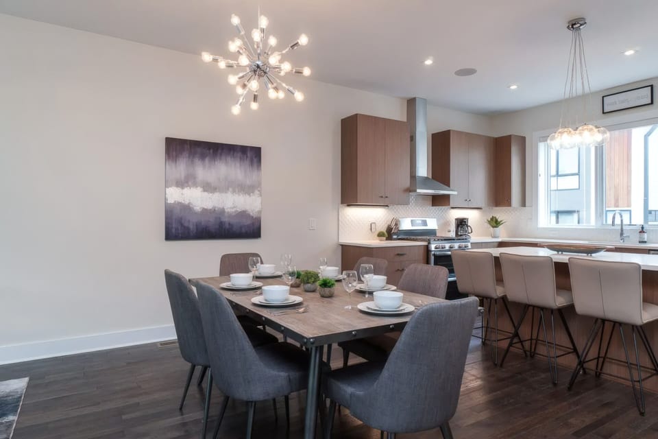 Cozy and inviting dining.