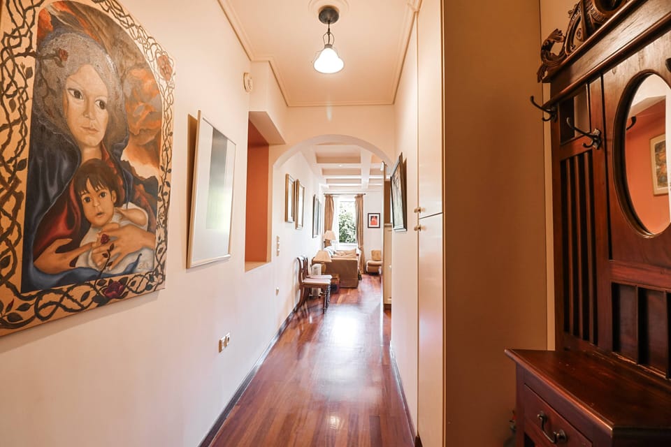 Classic Apartment, City View | Living area | Flat-screen TV
