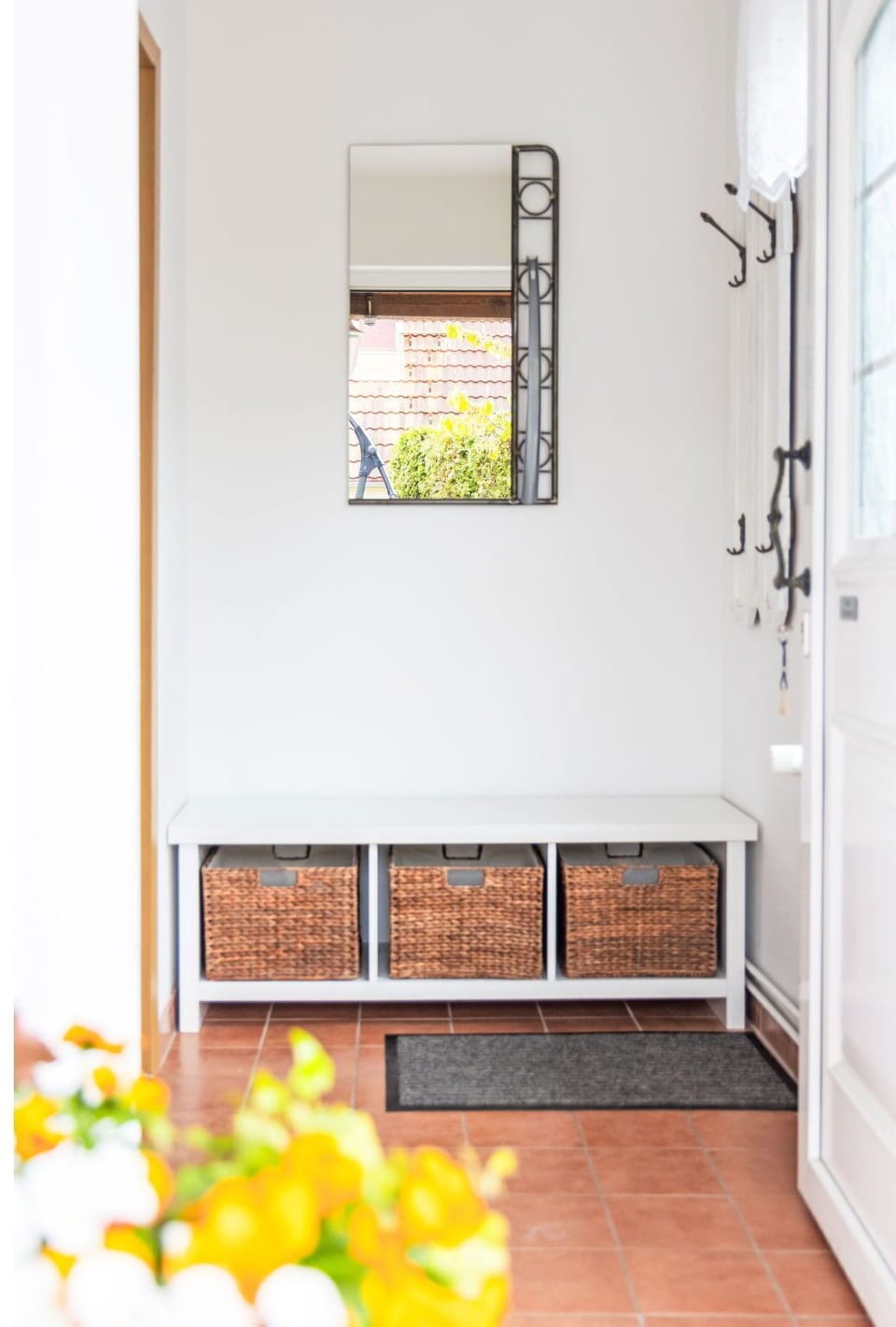 Flooring, Floor, Interior Design, Home, Room, Shelving, Shelf, Wood Flooring, Wood Stain, Cabinetry