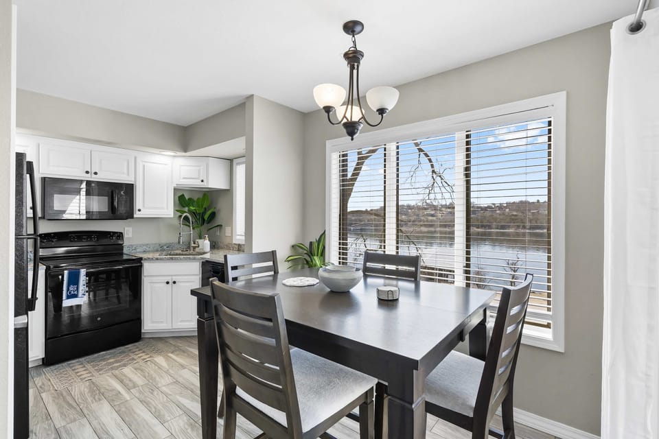 Make mealtime memories together at the dining table, seating 4