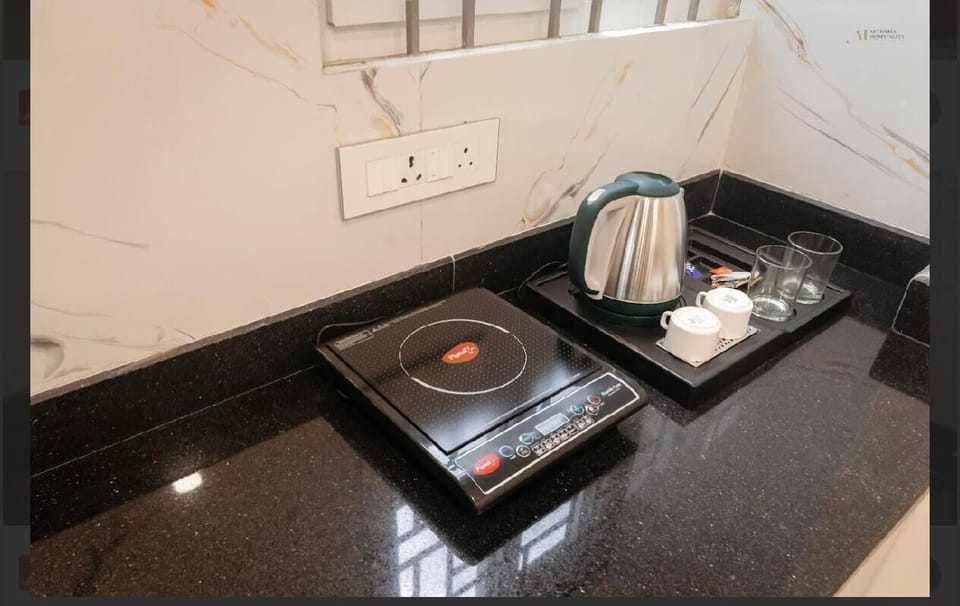 Electric kettle, dining tables