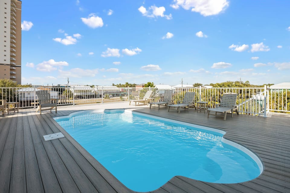 Featuring incredible amenities such as a private pool with heating abilities for the cooler seasons