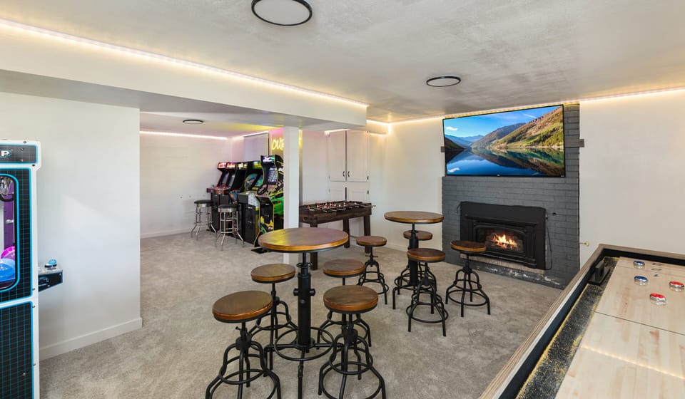 Indoors, Floor, Flooring, Furniture, Living Room