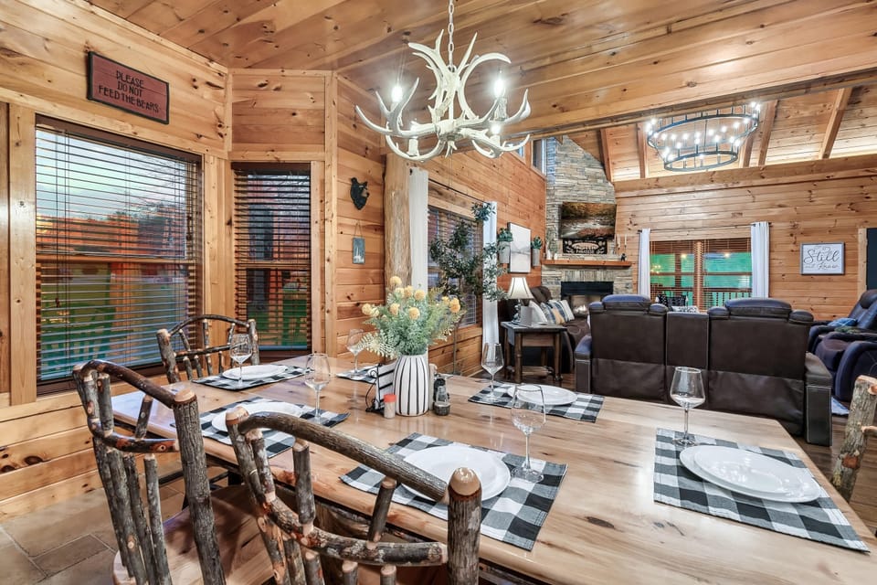Dining table with seating for 6 