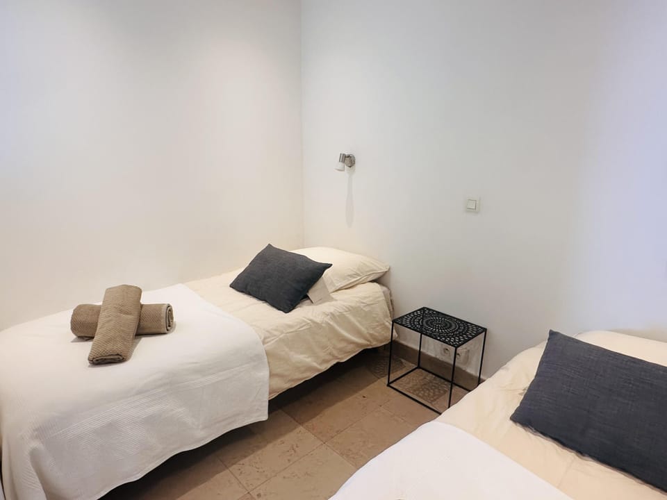 The twin bedroom