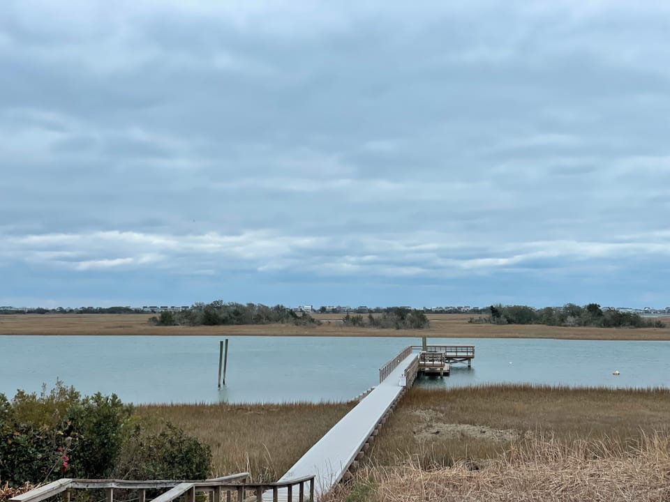 Take a short 7 minute walk to the community pier to see the morning sunrise.