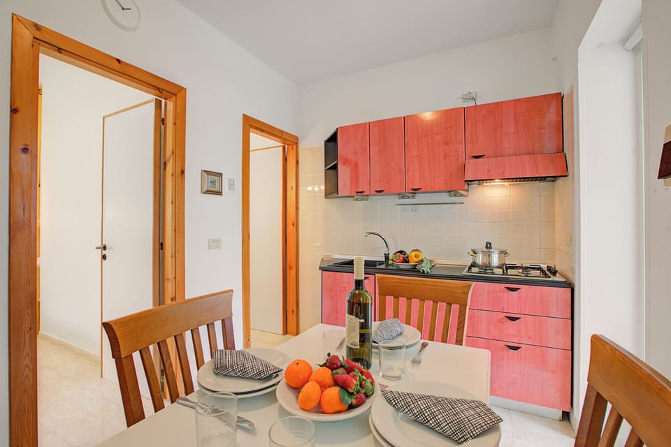 Kitchen and dining area