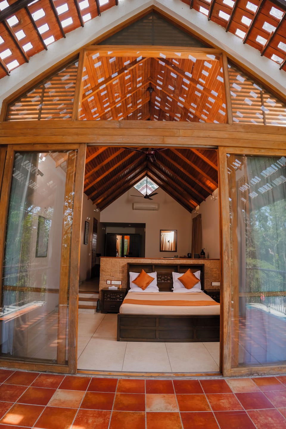 Premium Room, 1 King Bed, Balcony, Pool View | Individually decorated, individually furnished, desk, laptop workspace