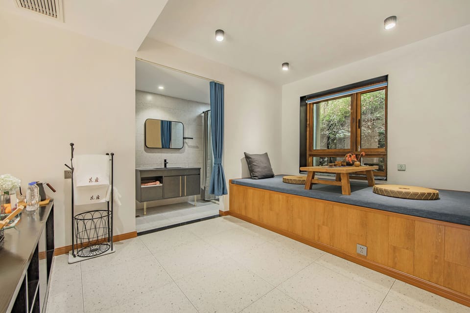Senior Double Room, Hill View | Bathroom | Free toiletries, hair dryer, towels, soap