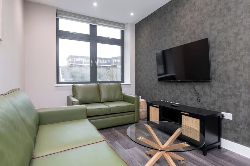 Living room and TV area