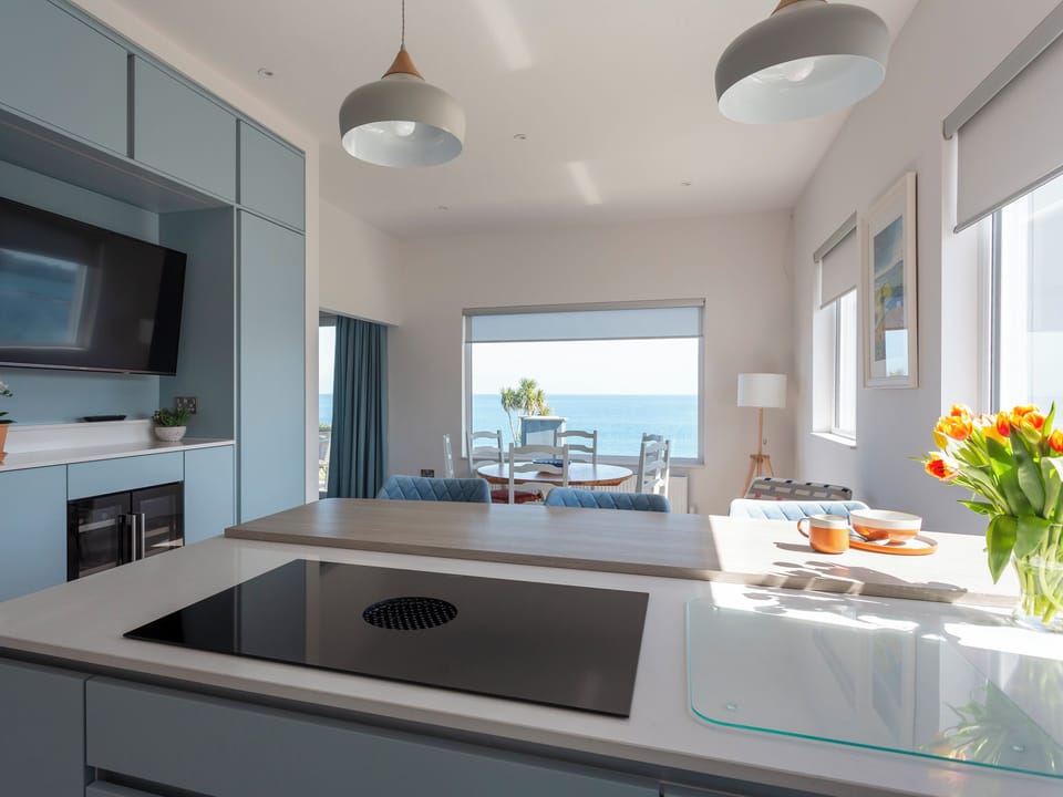 Fridge, dishwasher, electric kettle, toaster