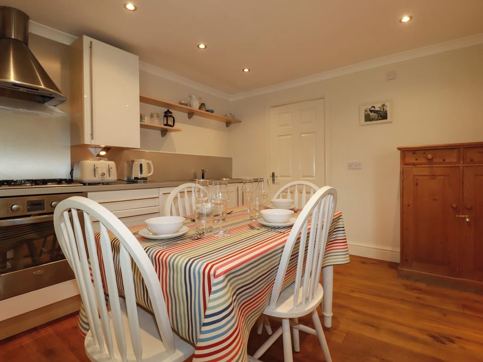 Fridge, dishwasher, electric kettle, toaster
