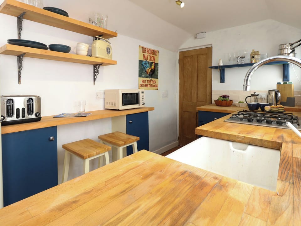 Fridge, dishwasher, electric kettle, toaster