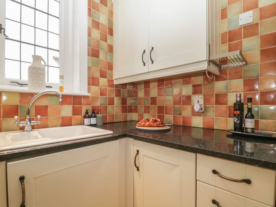 Fridge, dishwasher, electric kettle, toaster