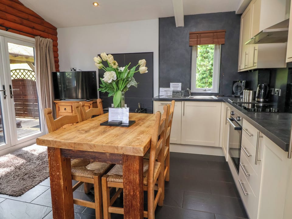 Fridge, dishwasher, electric kettle, toaster