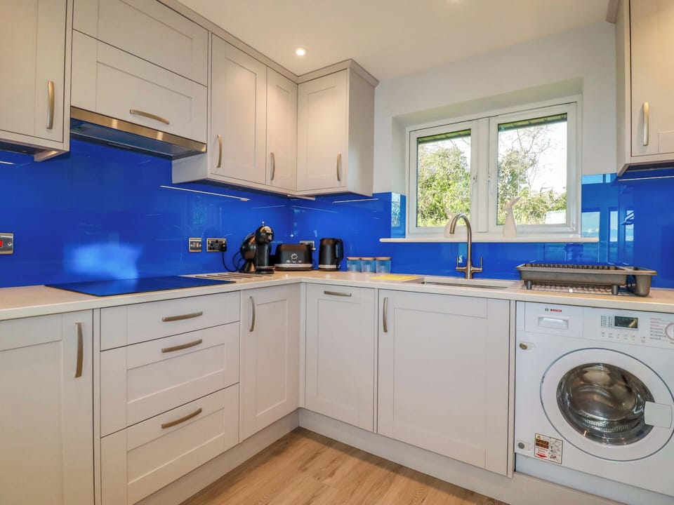 Fridge, dishwasher, electric kettle, toaster