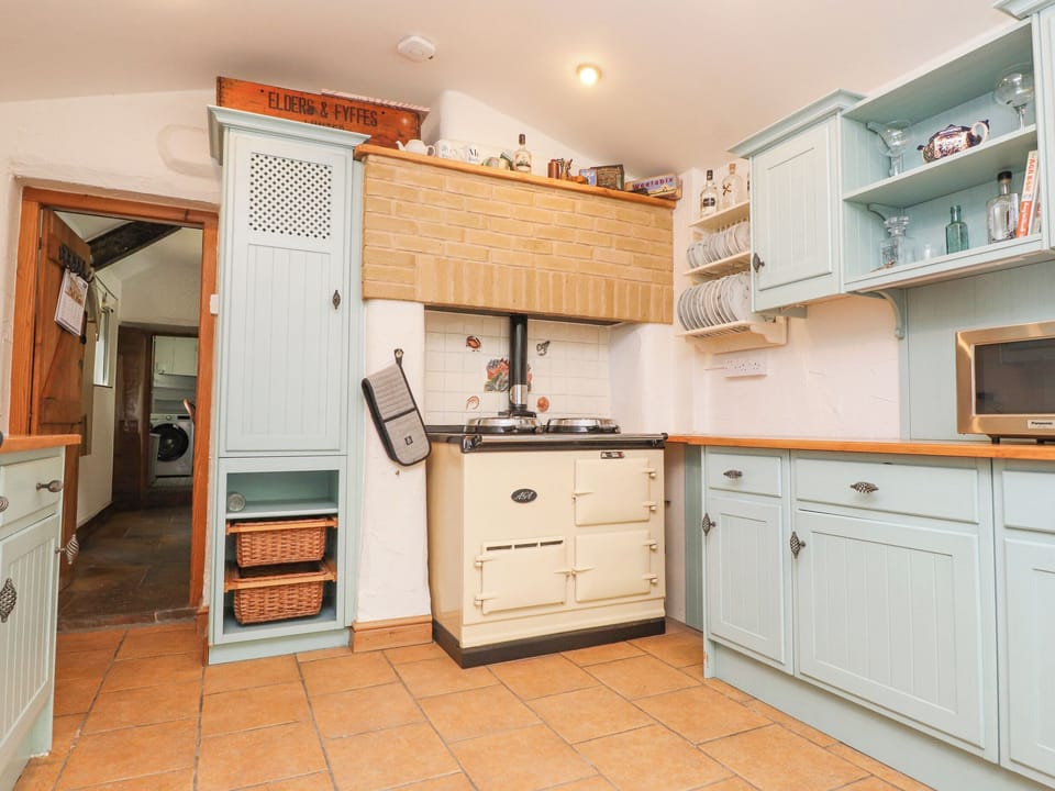 Fridge, dishwasher, electric kettle, toaster
