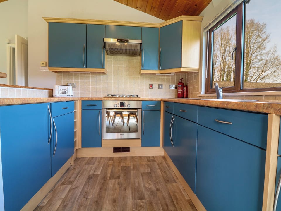 Fridge, dishwasher, electric kettle, toaster