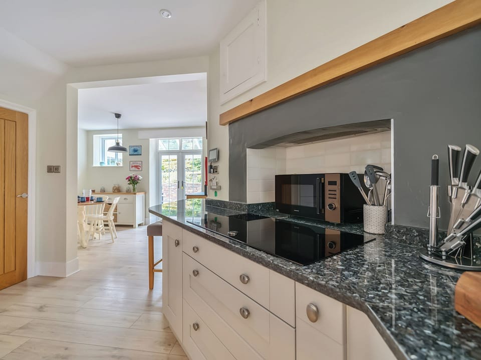 Fridge, dishwasher, electric kettle, toaster