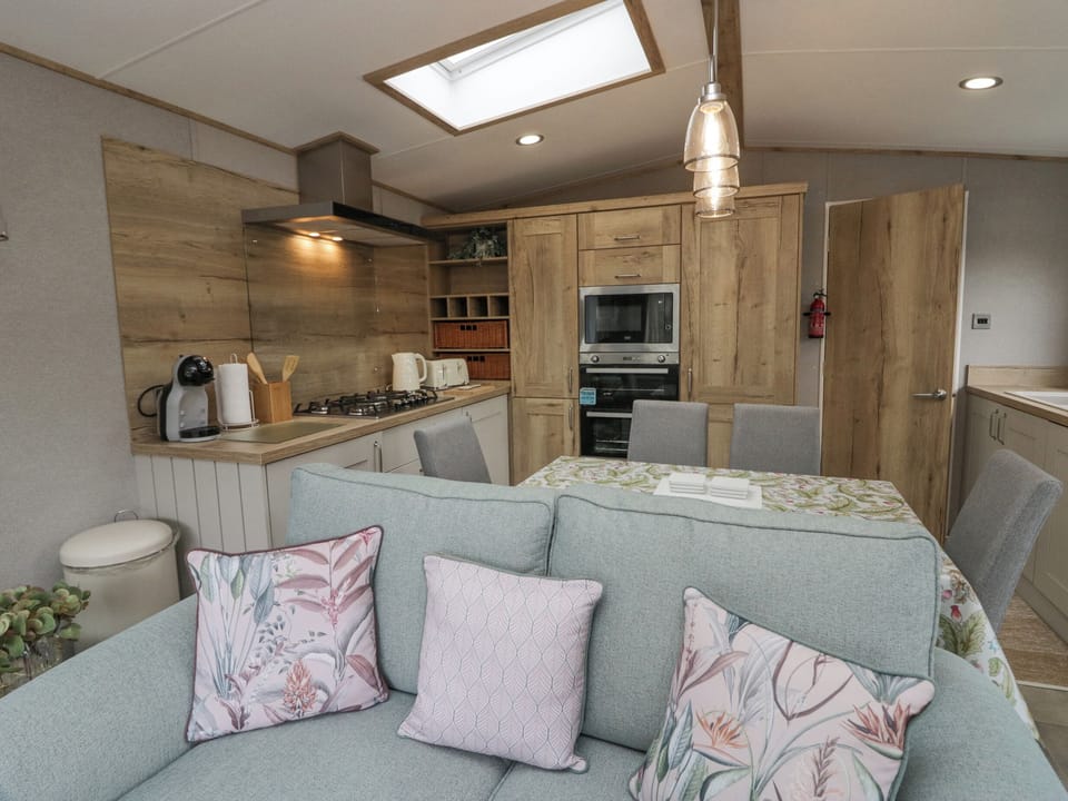 Fridge, dishwasher, electric kettle, toaster