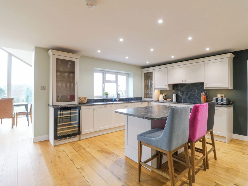 Fridge, dishwasher, electric kettle, toaster