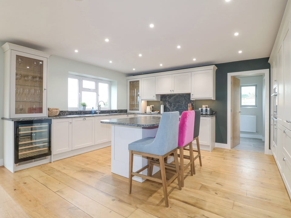 Fridge, dishwasher, electric kettle, toaster