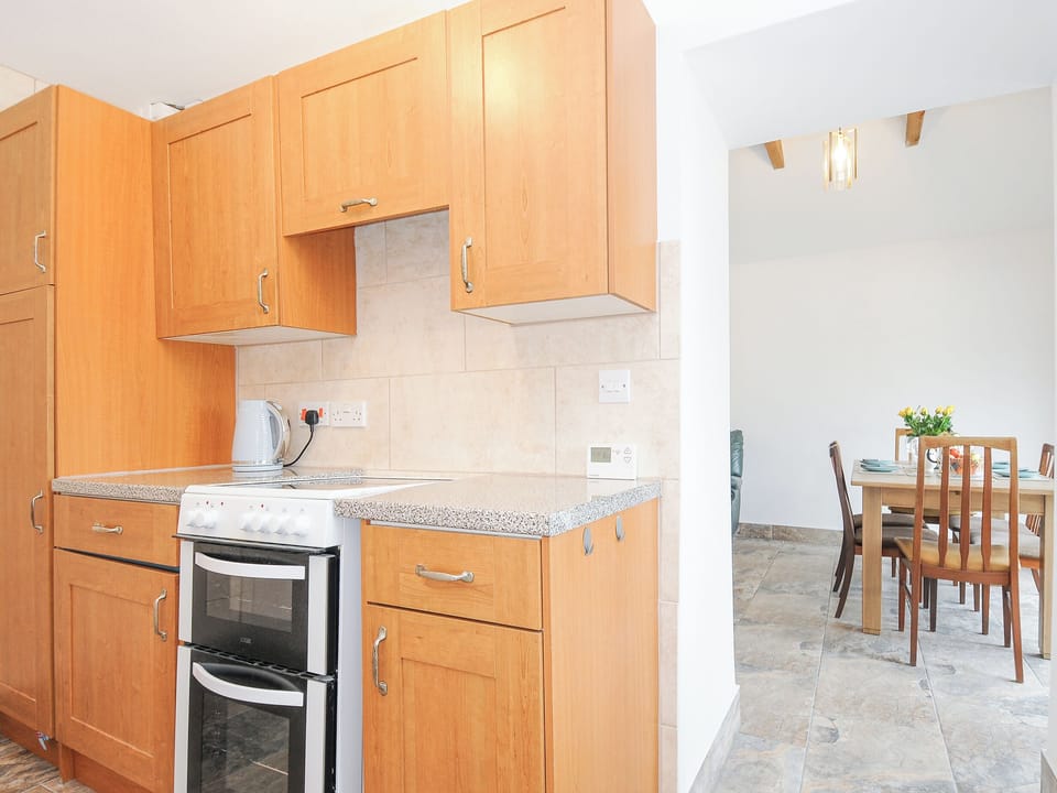 Fridge, dishwasher, electric kettle, toaster