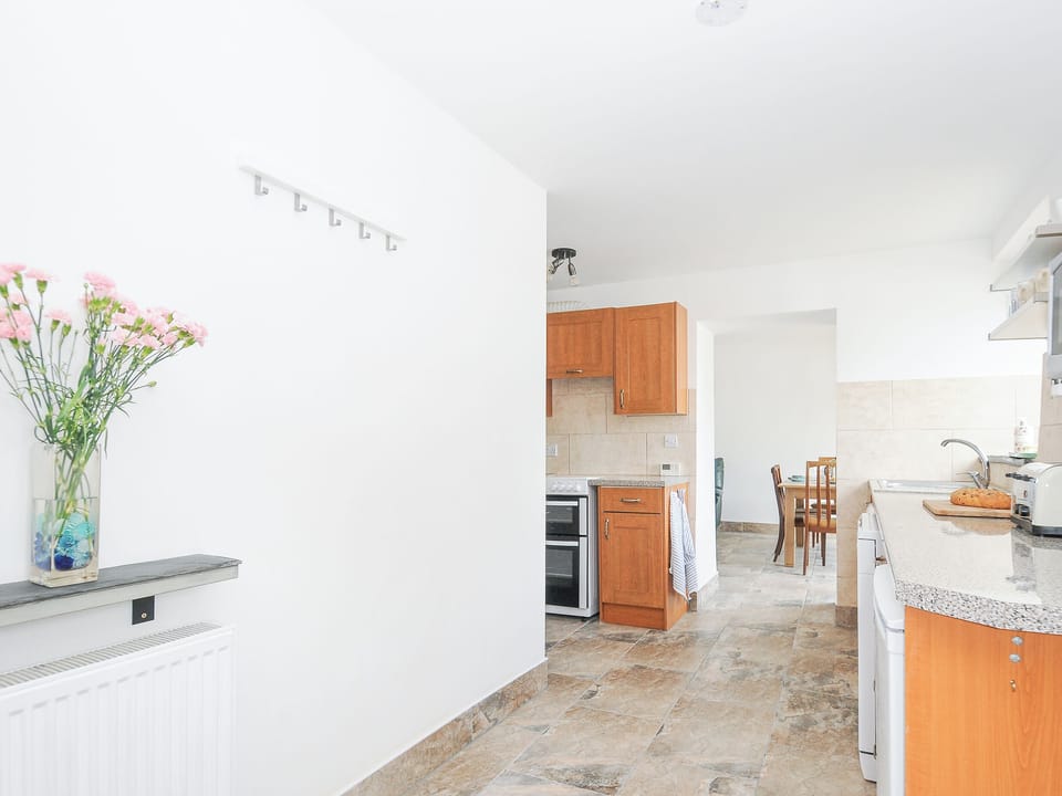 Fridge, dishwasher, electric kettle, toaster