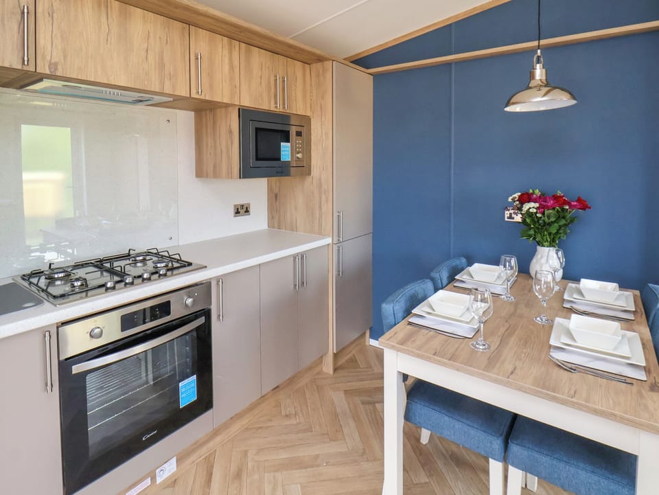 Fridge, dishwasher, electric kettle, toaster