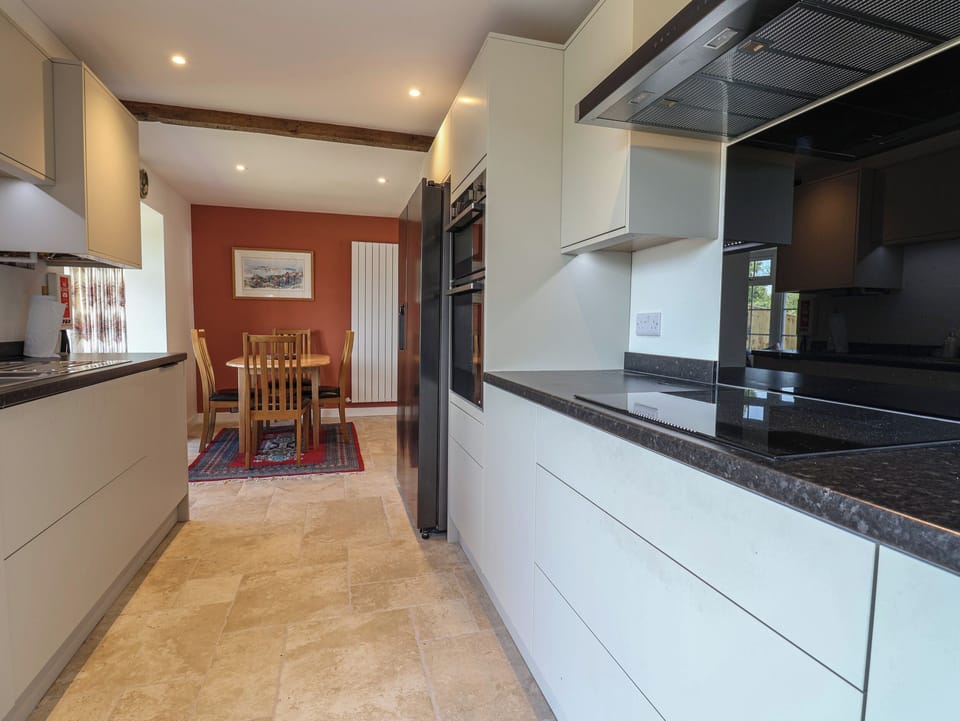 Fridge, dishwasher, electric kettle, toaster