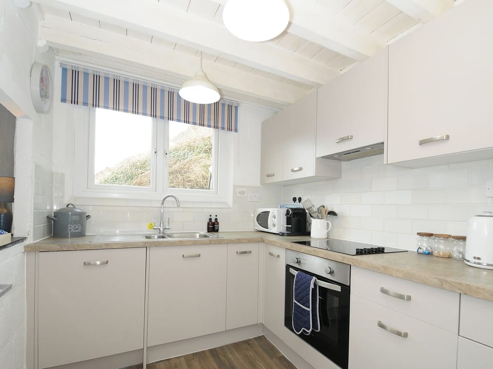 Fridge, dishwasher, electric kettle, toaster