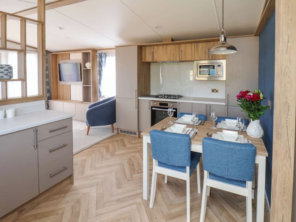 Fridge, dishwasher, electric kettle, toaster