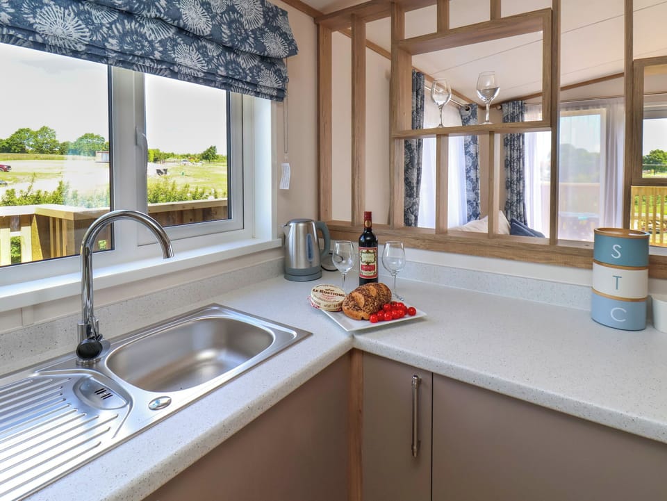 Fridge, dishwasher, electric kettle, toaster