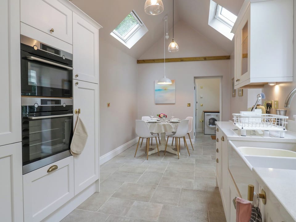 Fridge, dishwasher, electric kettle, toaster