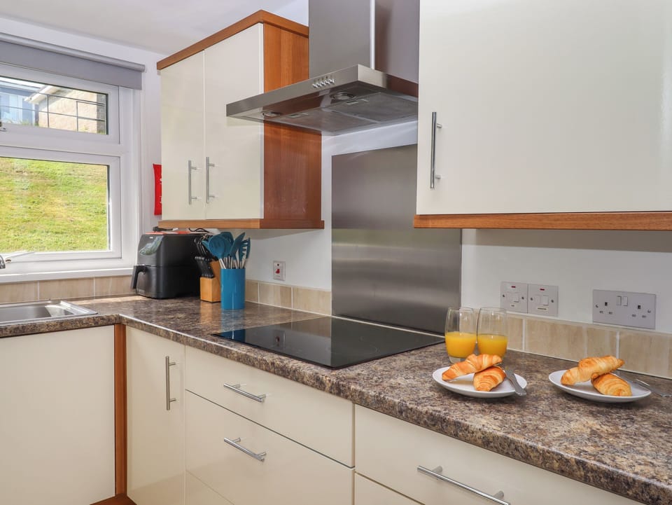 Fridge, dishwasher, electric kettle, toaster